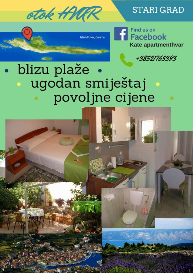 Apartmani Kate Stari Grad Kültér fotó